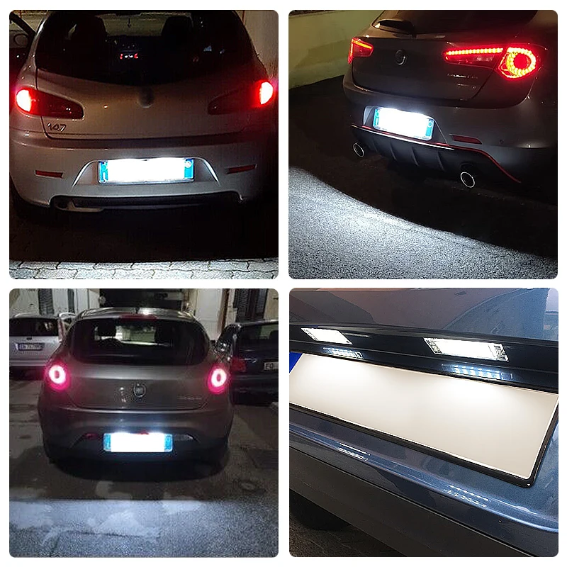 2 шт. фотообои для Alfa Romeo 147 156 159 166 Mito GT Spider Brera Fiat Grande Punto цвет белый