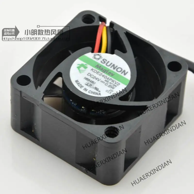 Новый комплект охлаждающих вентиляторов KDE2404PKV2 MS.A.GN 4CM4020 24 В 0,8 Вт
