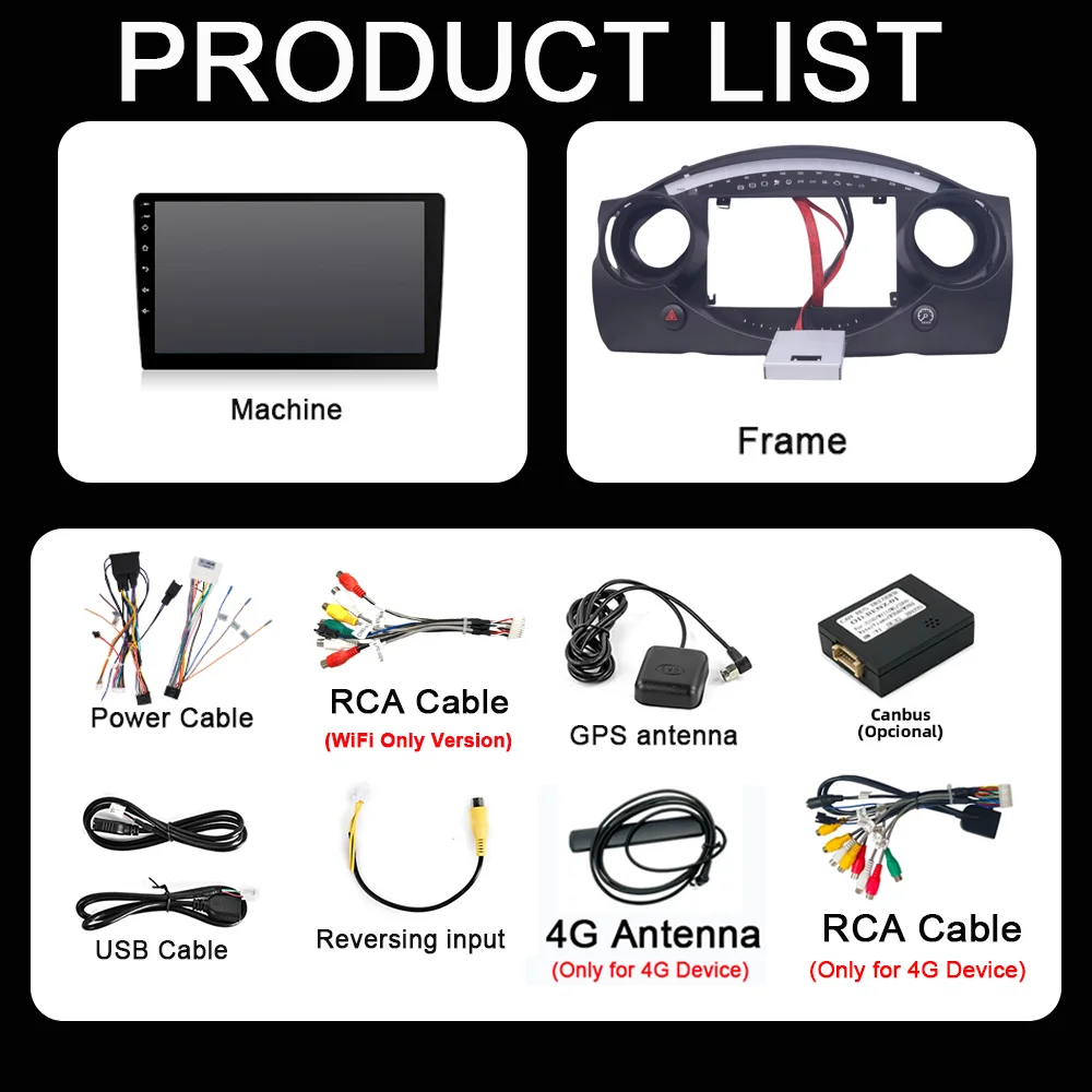 2DIN 9-дюймовая автомагнитола с CarPlay и Android Auto для BMW Mini Cooper S R50 R52 R53 2004-2007, мультимедийная навигация GPS RDS DSP 4G BT (art.: 3920dca613c48) - 3920dca613c48