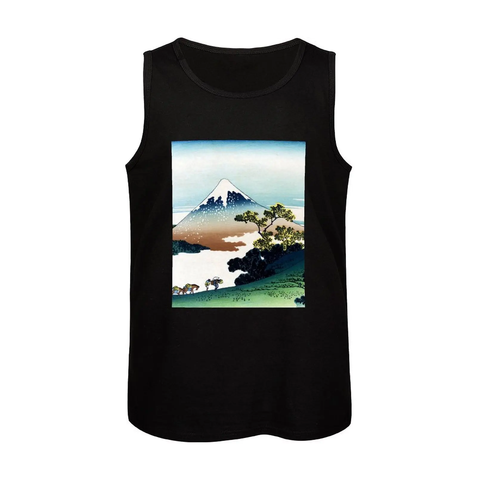 The Inume Pass in Kai Province от Katsushika Hokusai Tank Top Мужская летняя одежда Майки 2025 года для мужчин
