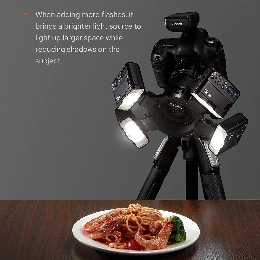 Godox MF12-K2 Макро Вспышка 2 светильник Kit 4G беспроводной контроль вспышка со