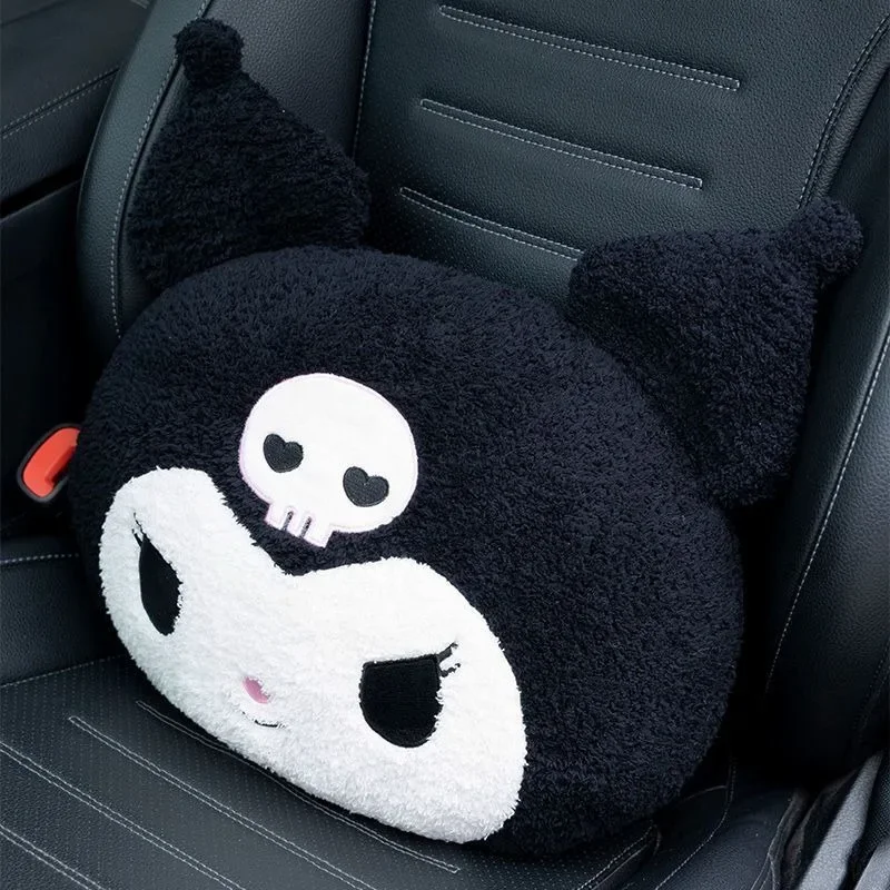 Милая подушка для подголовника Sanrio автокресло с рисунком Kuromi My Melody Cinnamoroll Pom Purin