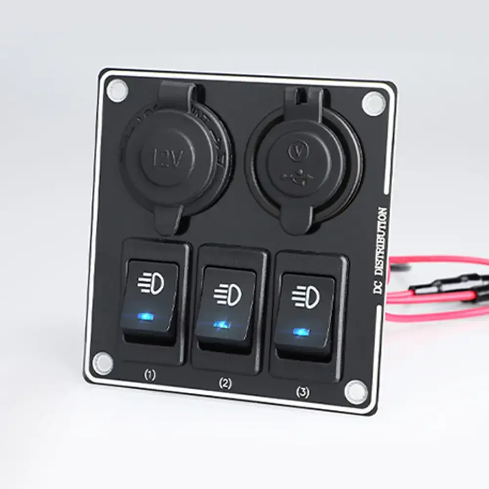 Двойная USB-панель зарядного устройства для телефона QC3.0