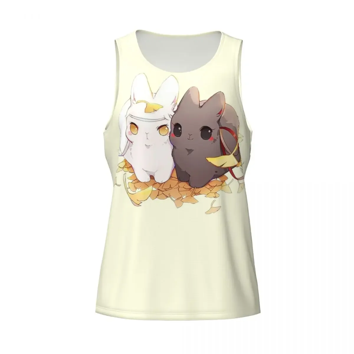 Фото Быстросохнущая дышащая майка-жилет для бодибилдинга Mo Dao Zu Shi Gym Tank Muscle Sleeveless Shirt Untamed Mdgz Wangxian Bunnies №2