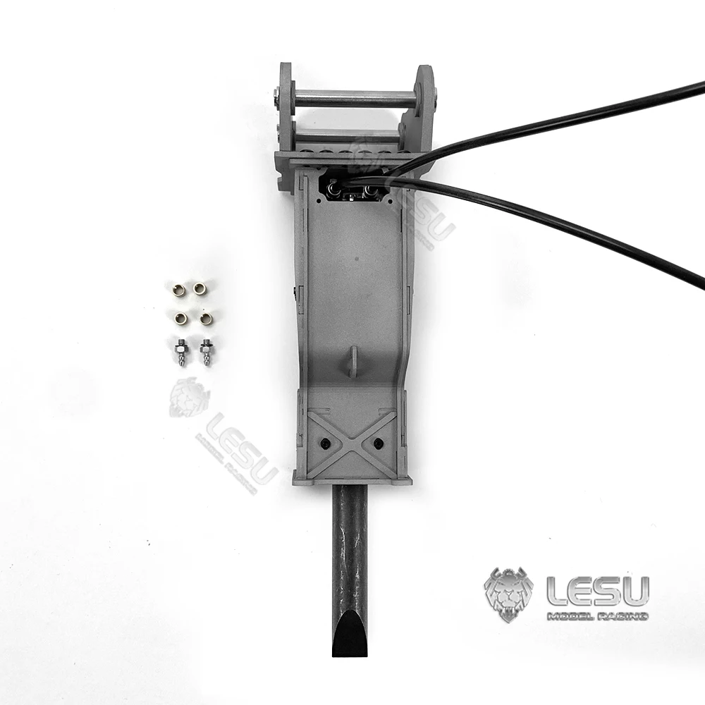 LESU 1/14 гидравлический металлический Молот для тяжелого экскаватора на