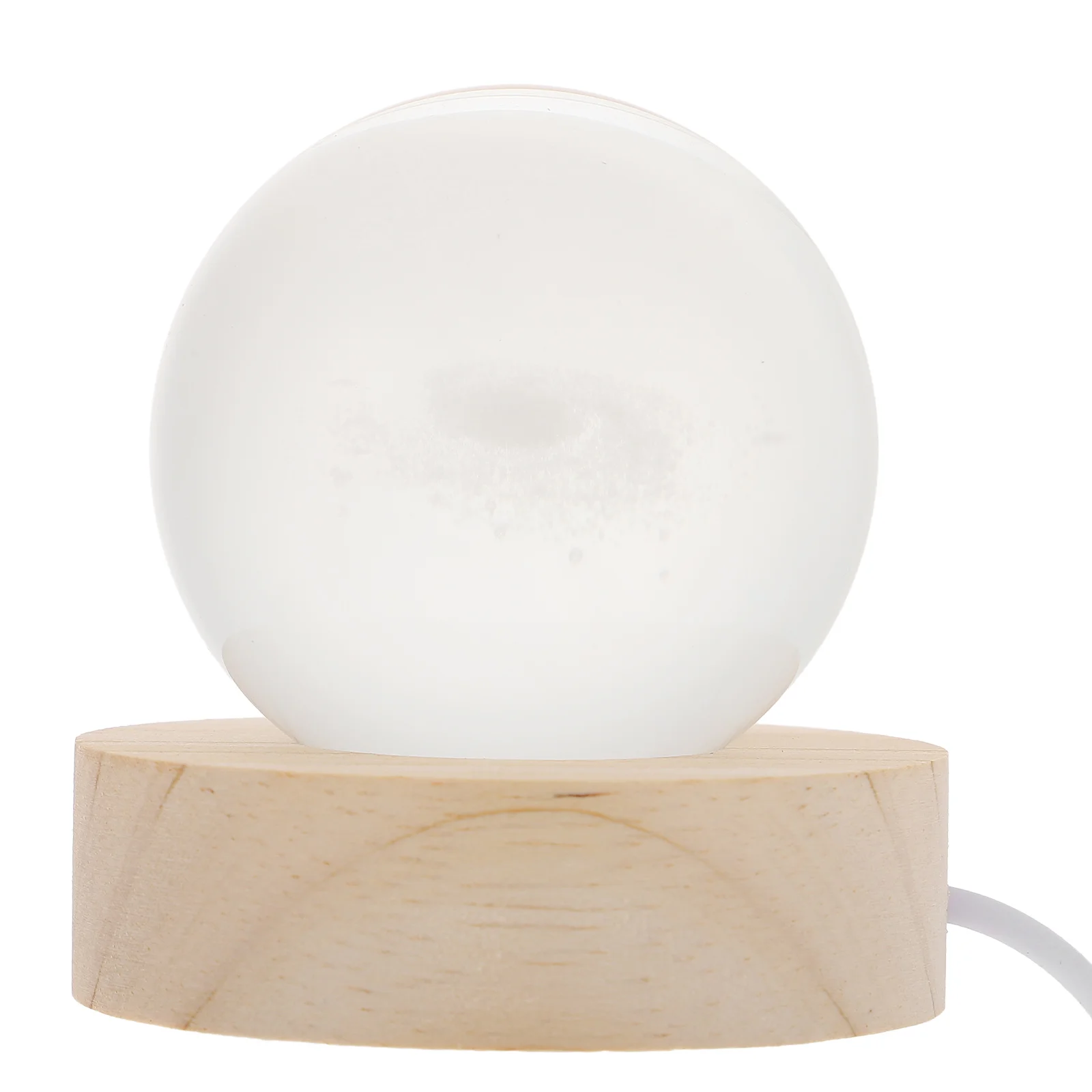 Хрустальный шар ночник светящаяся 3D модель фестиваль подарок настольный декор