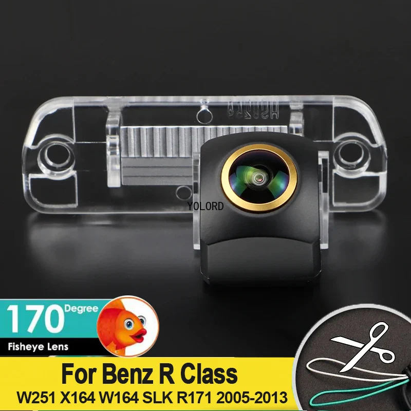 170 ° Автомобильная камера заднего вида AHD 1080P для Mercedes Benz R Class W251 X164 W164 SLK R171 2005-2013