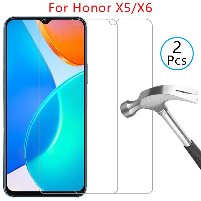 

case for huawei honor x5 x6 cover tempered glass screen protector on honorx5 honorx6 x 5 6 5x 6x phone coque bag 360 honer onor