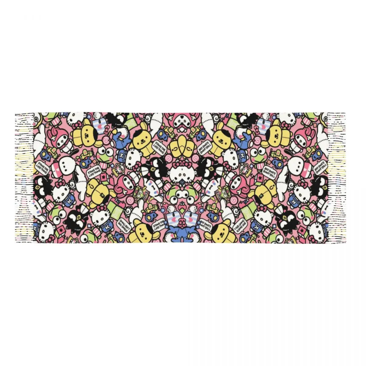 Классические шарфы Sanrio теплые с милым рисунком Дамский зимний подарок