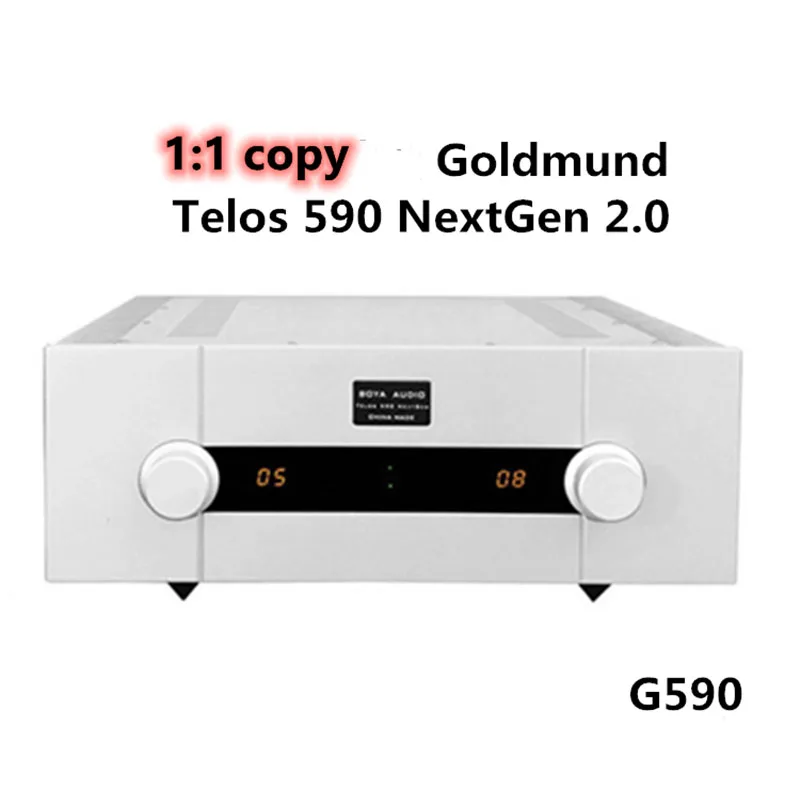 

Hifi Amp Direct Copy Goldmund Telos590 Power-amplifier 250w*2.0 Channel Stereo Combined Power Amplifier