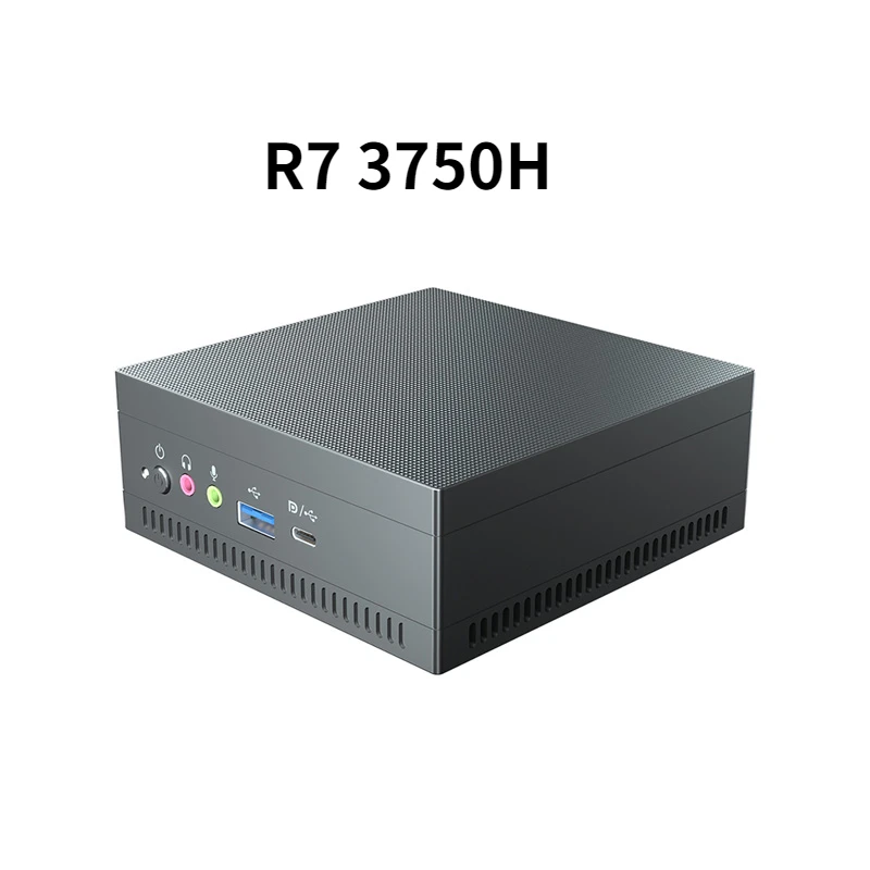 

AMD Relong R7 3750H Мини-хост для офиса и дома 4K маленький компьютер портативный мини-ПК квазисистема