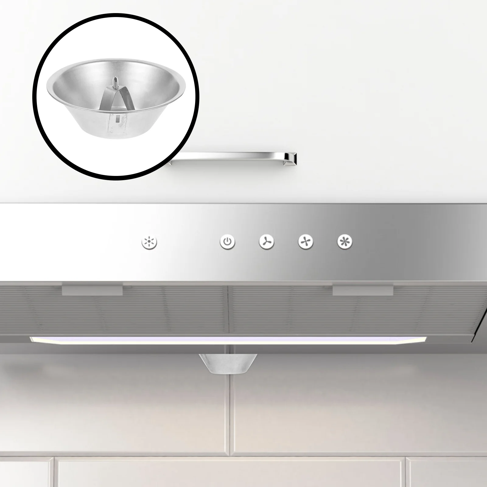 

Oil Hood Range Cup Catcher Ventilator Bowl Stove Kitchen Grease Collector Holder Exhaust Collection Box Replacementmetal Tray