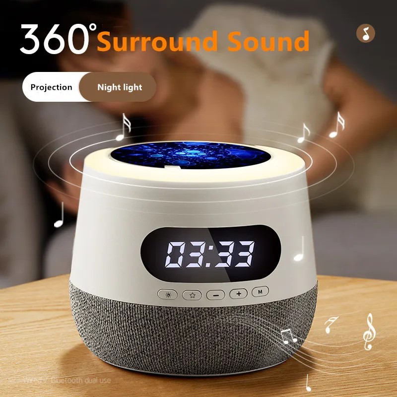 

Новый беспроводной bluetooth-динамик для дома и улицы, сабвуфер для автомобиля, миниатюрный красочный проекционный ночник, очень долгий срок сл...