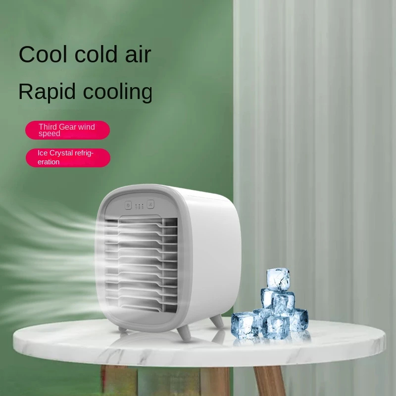 

Home Fan New USB Mini Air Conditioner Refrigeration Air Conditioner Desktop Small Portable Mobile Humidifying Water Cooling Fan