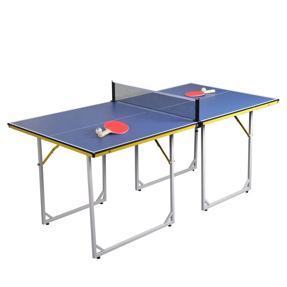 

Easy to set up 2pcs Folding table tennis table,Pingpong table-TT-1890-Blue