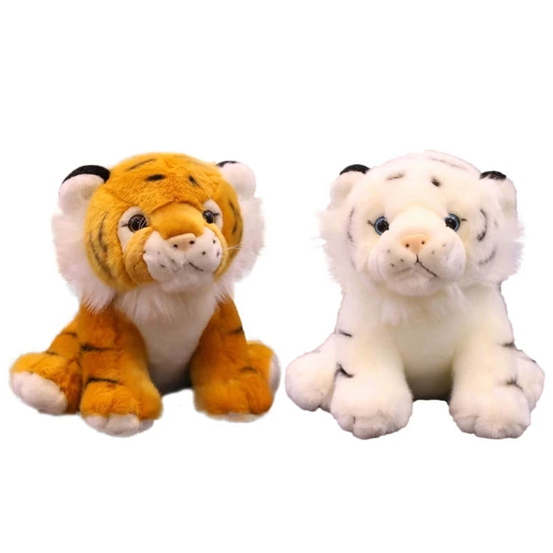 

Adorable Mini Tiger Toy Sitting Posture Stuffed Doll Mood Appease Children’s Day Gift Baby Toys Hand Sewing Eyes