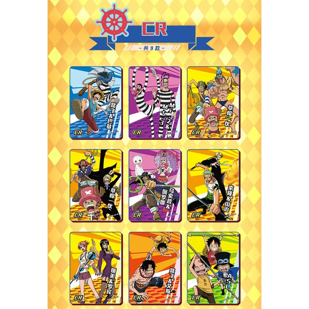 Коллекционные карты ONE PIECE приветственные аниме-фигурки Луффи красочные