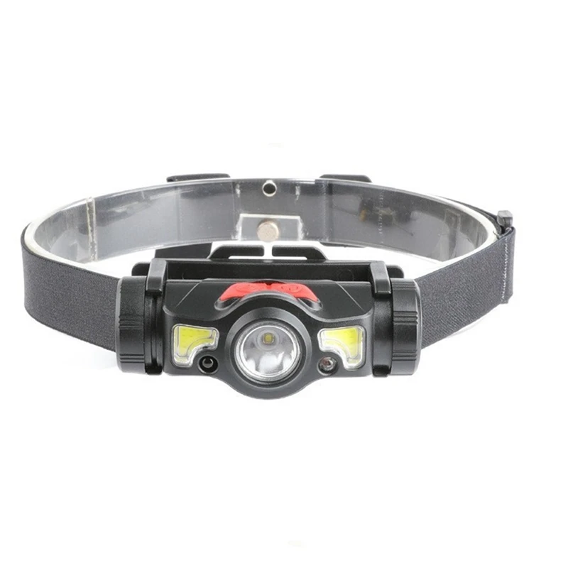 

Налобный фонарь для ночной езды на открытом воздухе, налобный фонарь для рыбалки, многофункциональный индукционный налобный фонарь