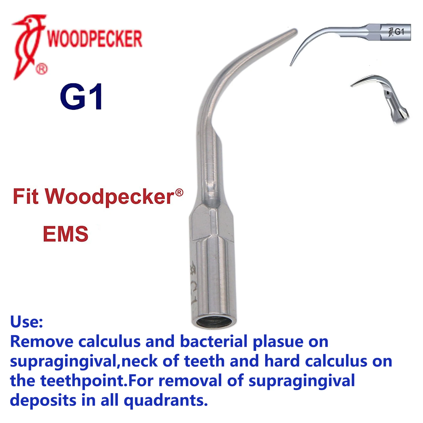 

5 шт. стоматологический ультразвуковой скалер, накидка-стоматолог, эндодонтика, периодонтика, перио, многофункциональный наконечник Серии G1 для детской