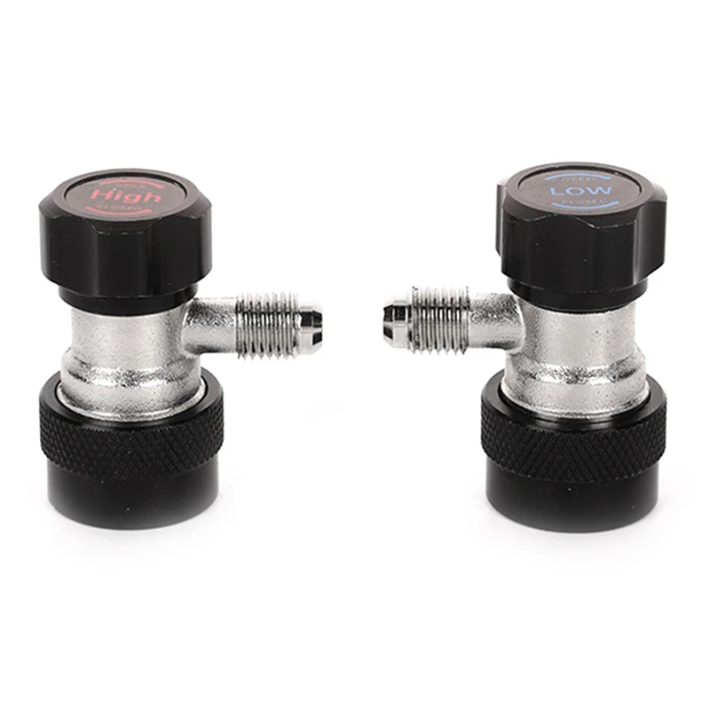 R134A A/C Компрессор переменного тока ручной быстроразъемный адаптер кондиционер 1/4