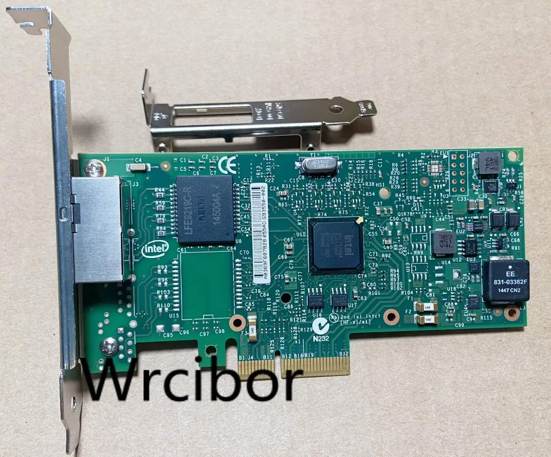 

Original I350-T2 1Gb Network Card Intel Ethernet Server Adapter I350T2V2BLK Chip Dual RJ45 Ports PCI Express 2.1 x4 NIC