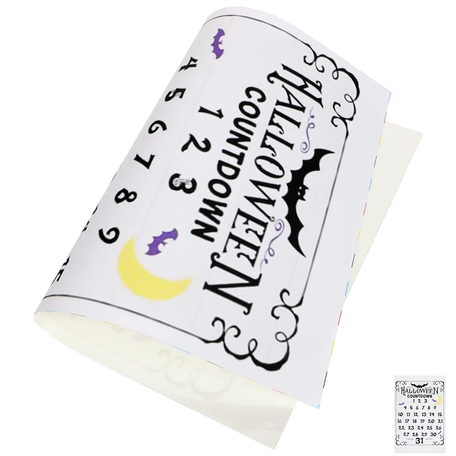 

Halloween Home Decor Wall Advent Festival Decorations Countdown Calendar Pvc Ornament