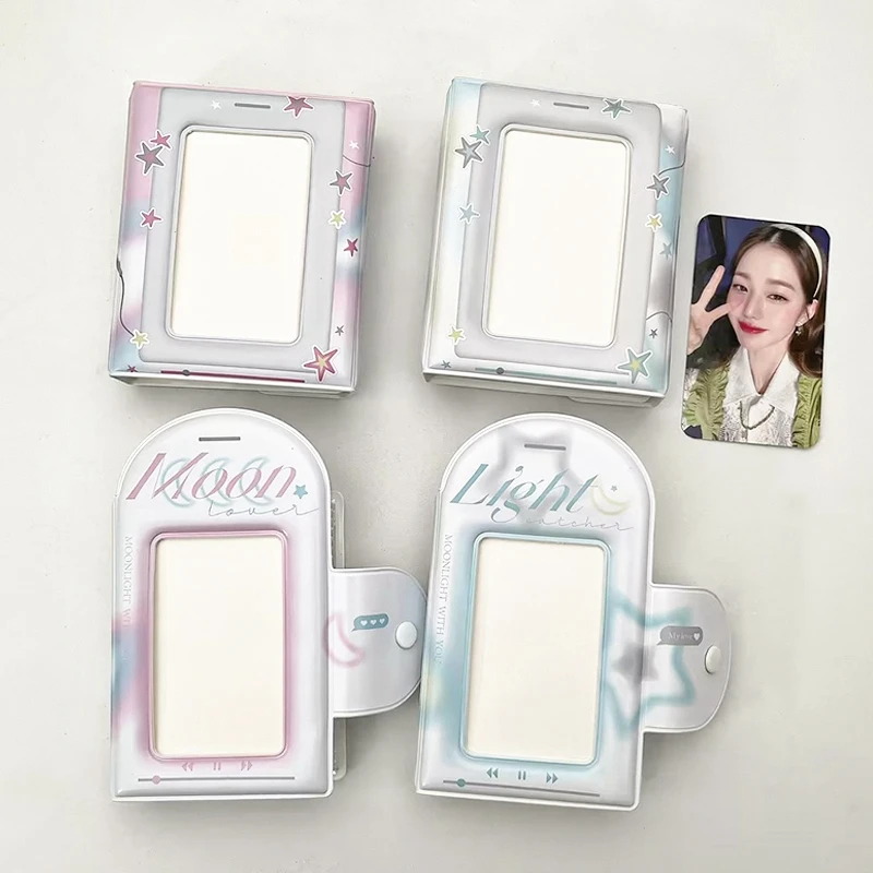 Папка для фотографий 3-дюймовый фотоальбом Kpop подвесной держатель фотокарточек