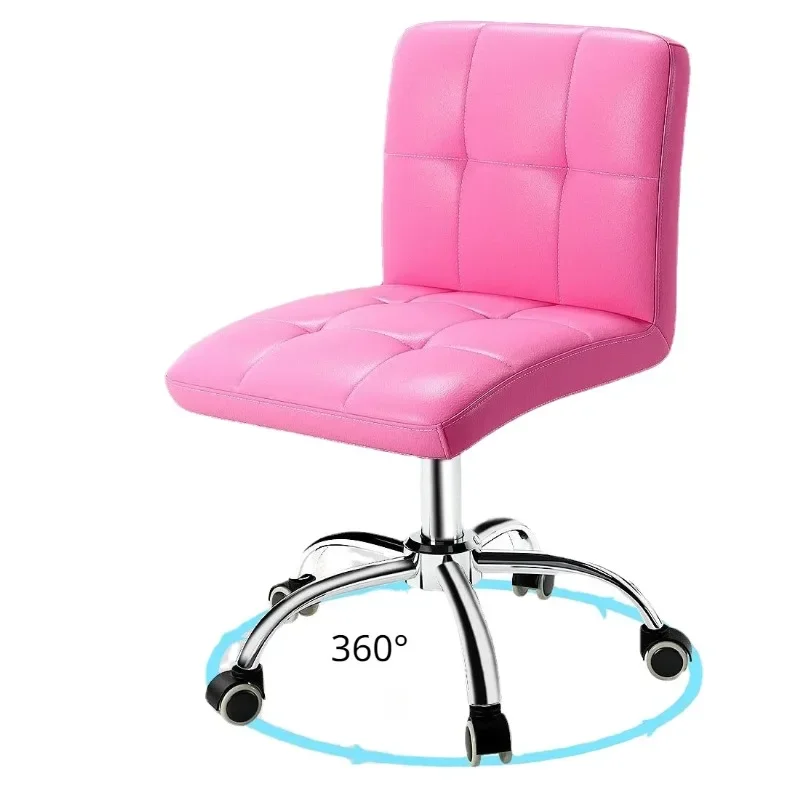 

Офисное кресло, регулируемое на 360 °, из ПУ кожи, спинка для парикмахера