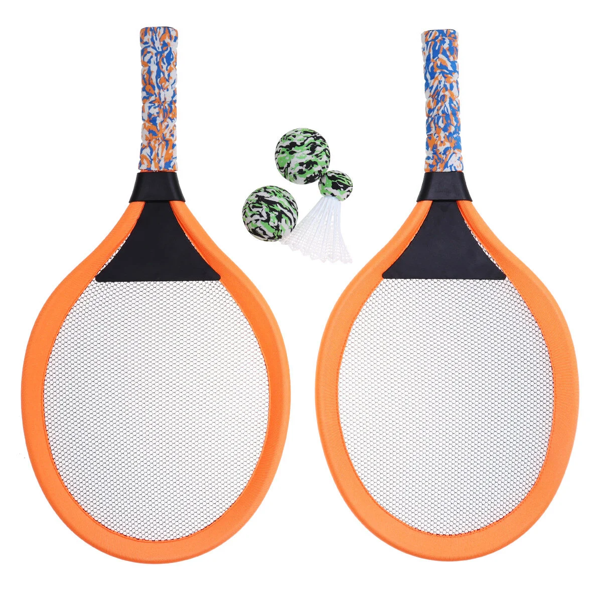 

Детская Теннисная ракетка, комплект оранжевых теннисных ракеток для начинающих, с теннисной ракеткой, 1 пара