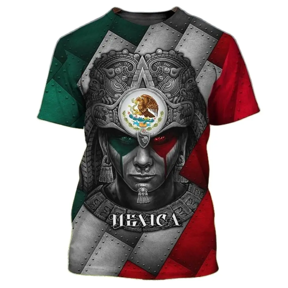 

Summer Fashion Trend Mexico Style graphic t shirts For Men Oversized Casual Personality Printed Round Neck Short Sleeve Tees Top