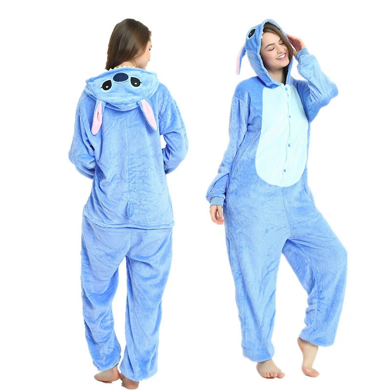 Family Kigurumi Pajamas Blue Monster Animal Onesie Cosplay Costume Pajamas For Babies Kids and Adults