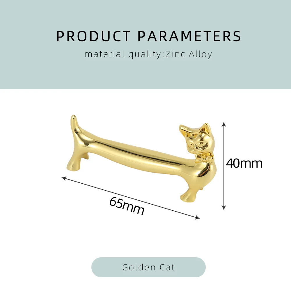 Металлический держатель для палочек в форме кота