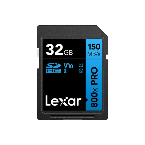 Оригинальная высокопроизводительная карта памяти Lexar 800x PRO SD 32 Гб 64 Гб 128 ГБ 256 ГБ