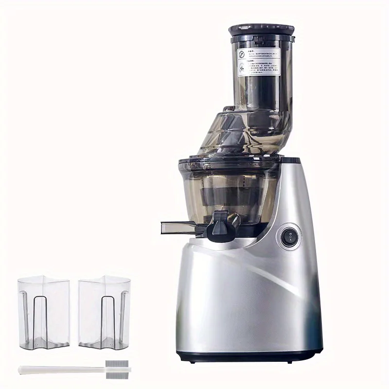 

4PCS US Plug Cold Press Juicer Machine,250W Professional Slow Juicer With 3.5-inch (88mm),Vegetable And Fruit