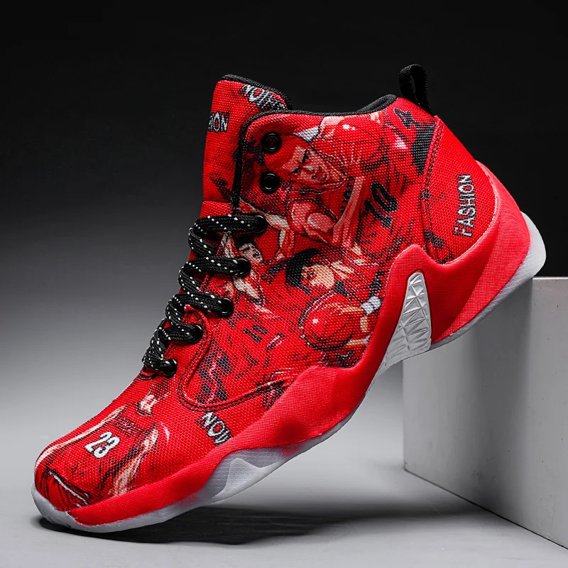 

Children's basketball shoes, sports shoes, combat shoes, street shoes, color, training shoes, gymnastics shoes, unisex