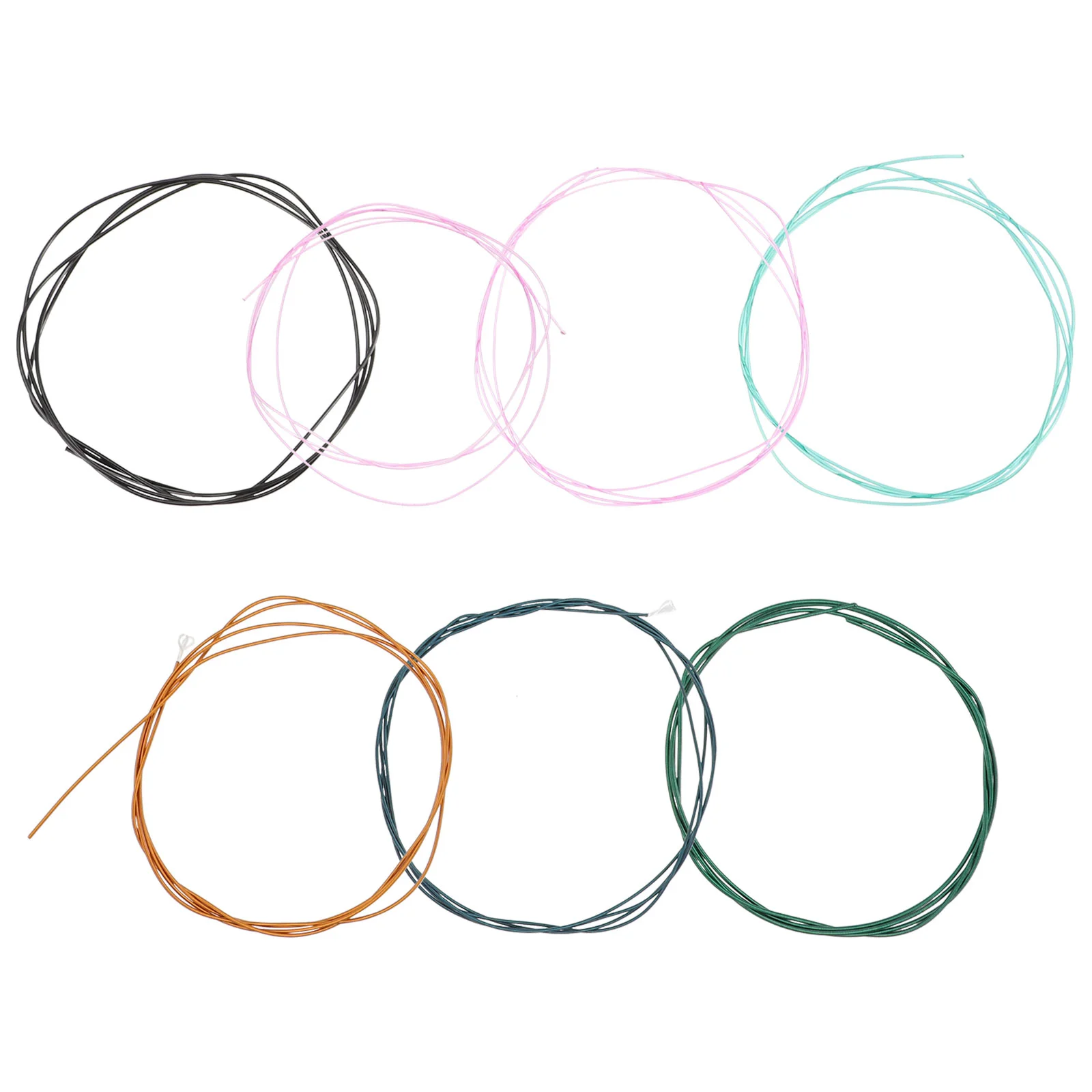 

6Pcs Guitar Strings Acoustic Guitar Metal Strings Replacement Part Guitar Accessories