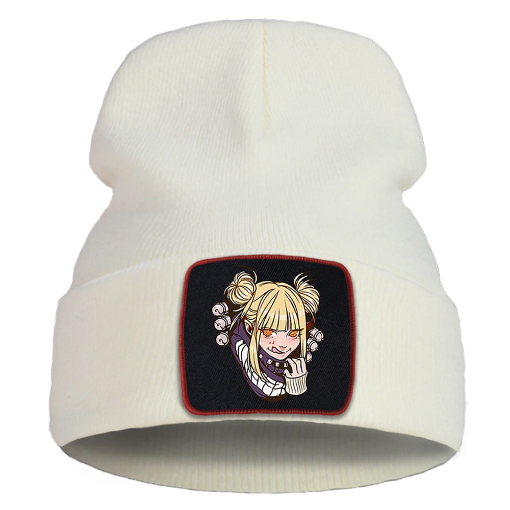 

My Hero Academia Winter Hat Japan Anime Outdoor Bonnet Cap Unisex Warm Cotton Knitted Hats Fashion Casual Simple Beanie Caps