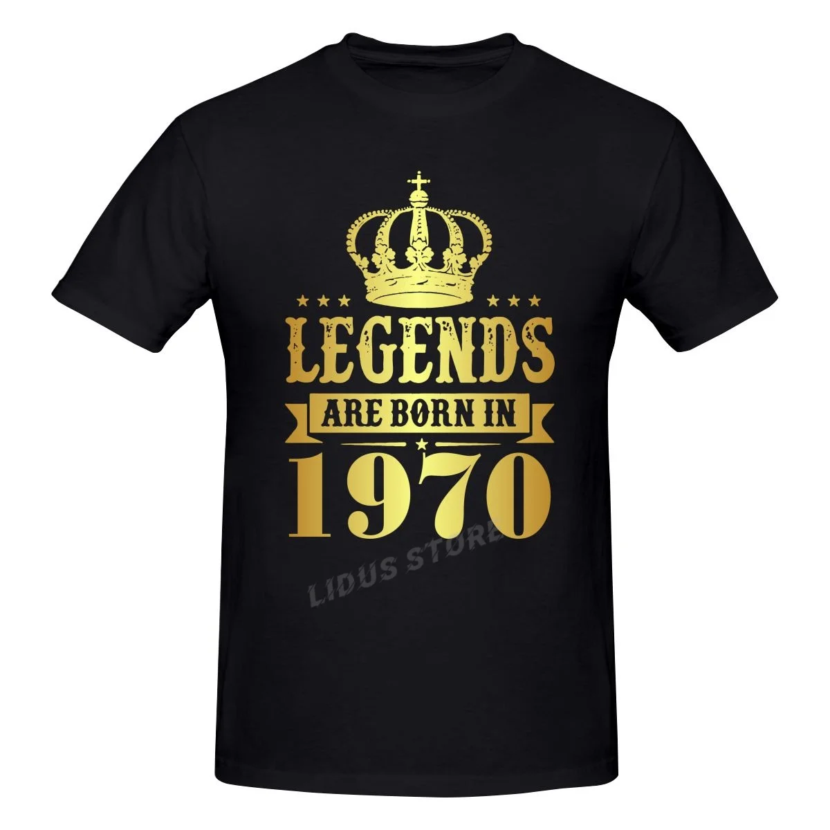 Legends Are Born In 1970 52 Years For 52th Birthday Gift T shirt Harajuku Clothing T-shirt 100% Cotton Graphics Tshirt Tee Tops