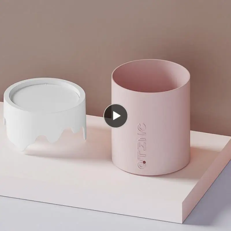 

Ведерко для хранения, прочный съемный маленький и изысканный Настольный контейнер, контейнер для хранения, пластиковая мусорная корзина