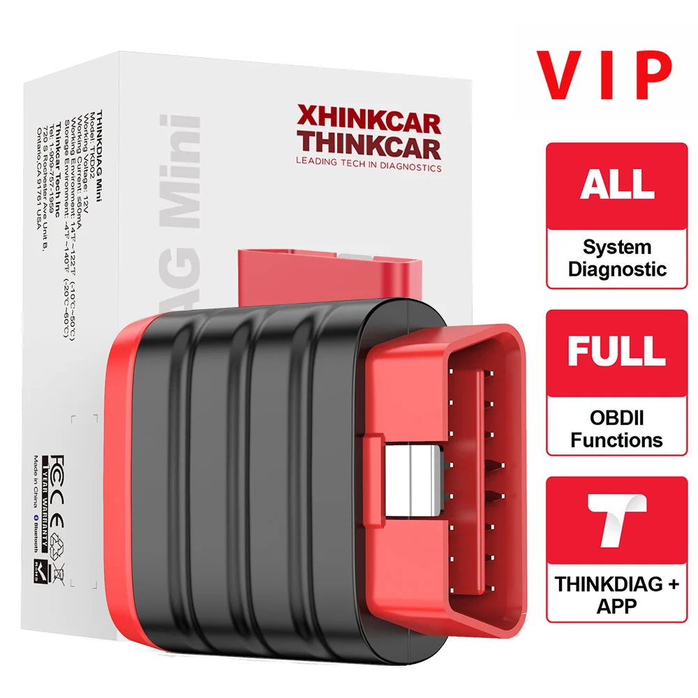 

VIP Link THINKCAR 10/20/50PCS ThinkDiag Mini OBD2 Scanner All Cars Full System Diagnosis Scan Tool Lifetime Free