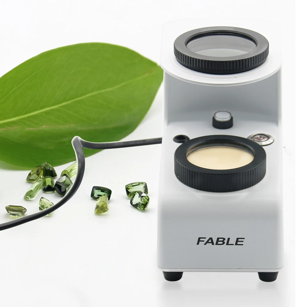 

Jewelry Tool Polariscope for Gemstone Checking LED Desktop Polariscope Dual Light Source Gem Polariscope