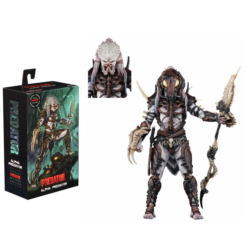 Роскошный бронированный Хищник NECA Боевая карта в масштабе 7 дюймов 2018 финальный