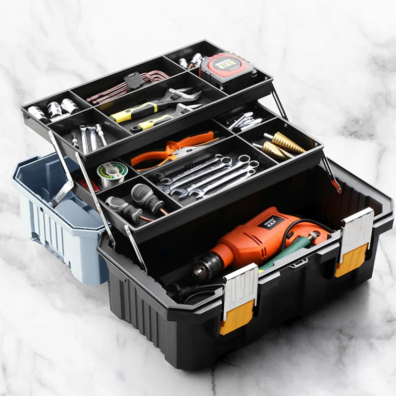 Equipment Case Tool Box Workshop Organizer Folding Tool Box Hermetic Without Tool Gereedschapskoffer Storage Tooling Workshop