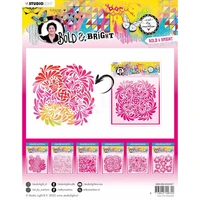 bold and bright abm bold layering stencils reusable crafts kids fun diy drawing scrapbooking coloring folders blade punch mould
