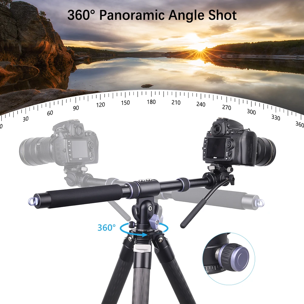 ARTCISE EH8 камера с горизонтальным рычагом расширение для фотосъемки двойная съемка