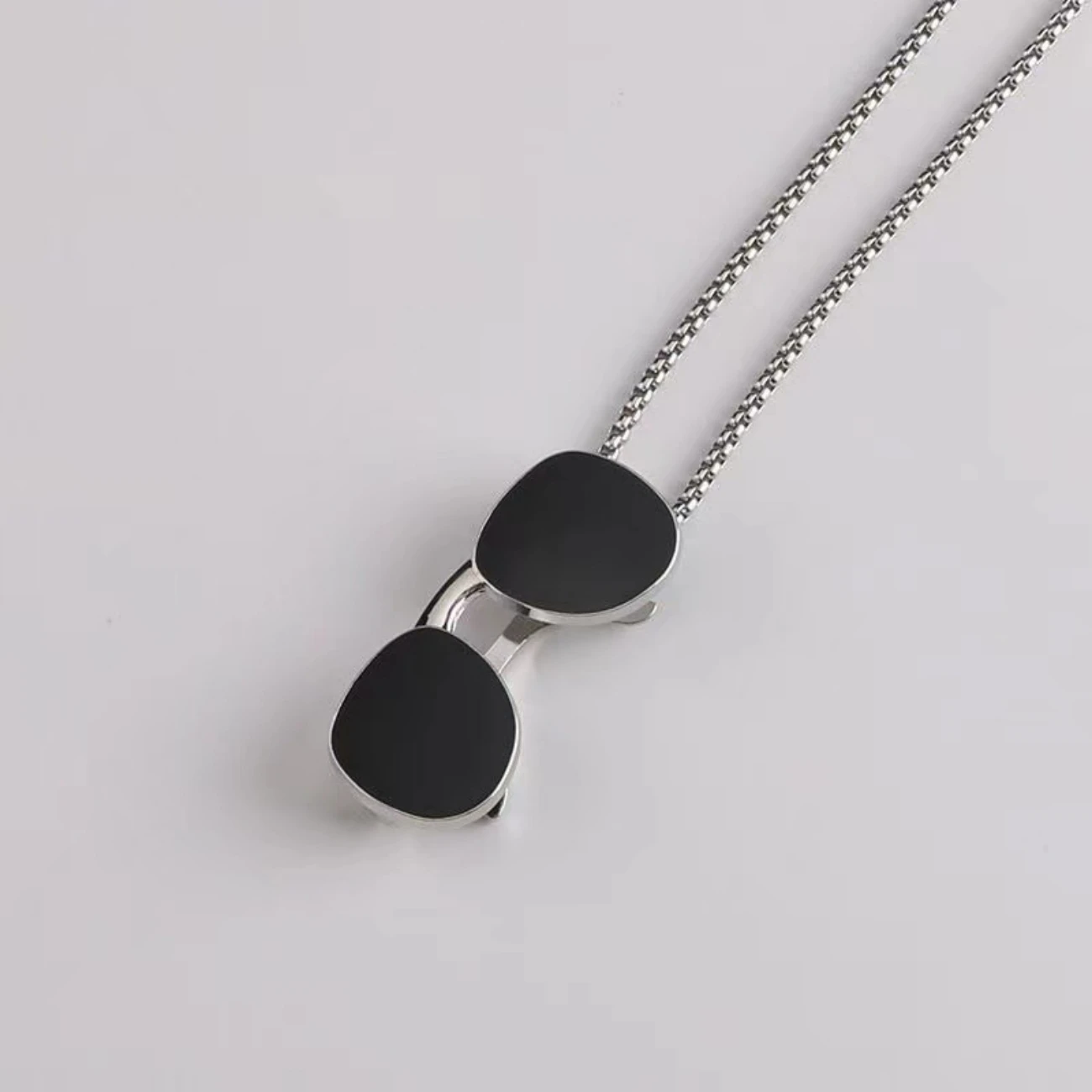 Ожерелье В Стиле Хип-хоп Унисекс Кулон Из Титановой Стали Невыцветающий Модный