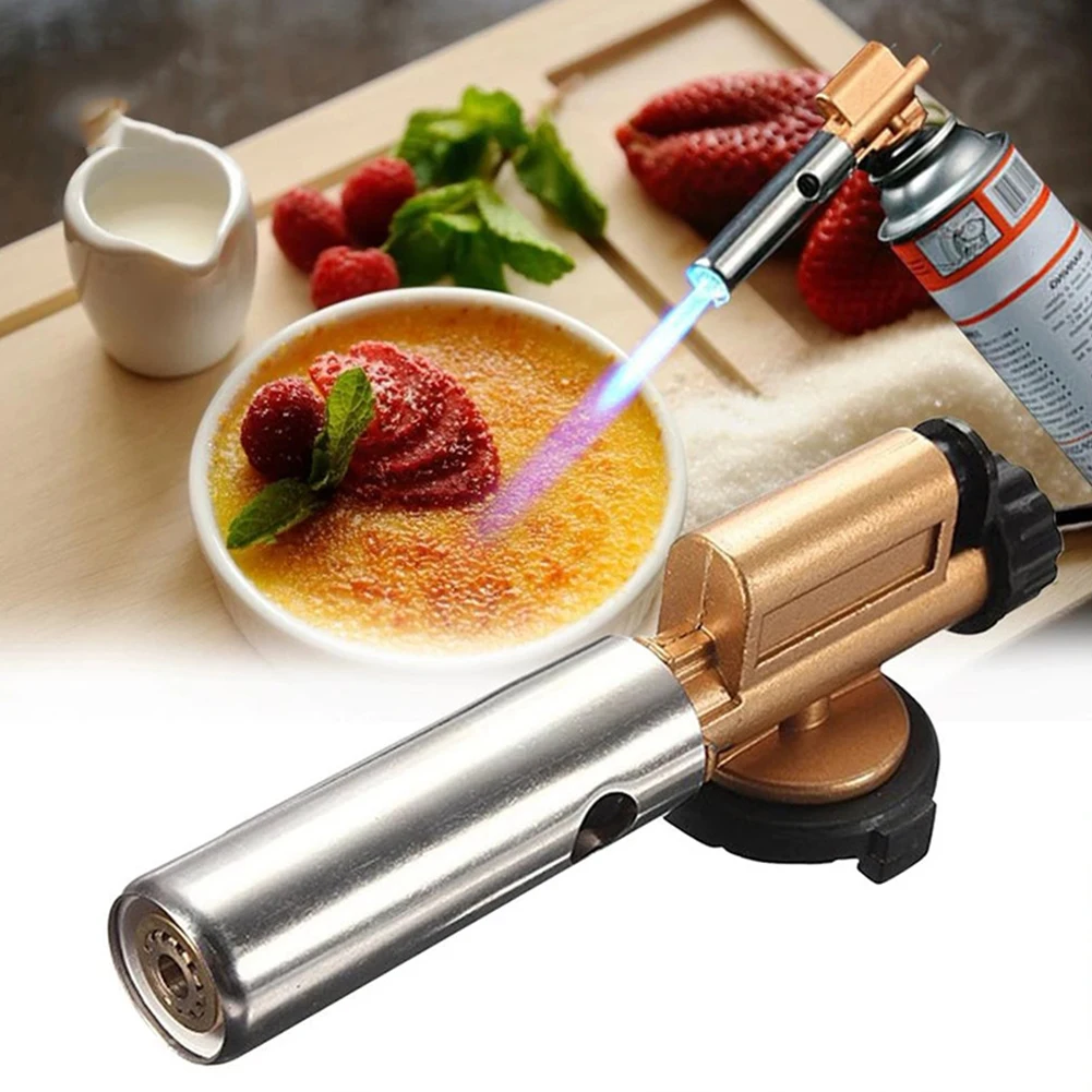 Portable Welding Torch Flame Gun High Temperature Brass Mapp Gas Torch Brazing Solder Propane Welding Plumbing