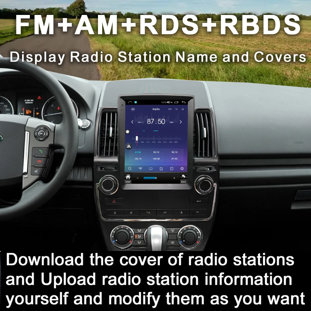 Автомобильный радиоплеер 9 7 дюймов Carplay Android 11 GPS RAM 8 Гб ROM 128 Поддержка