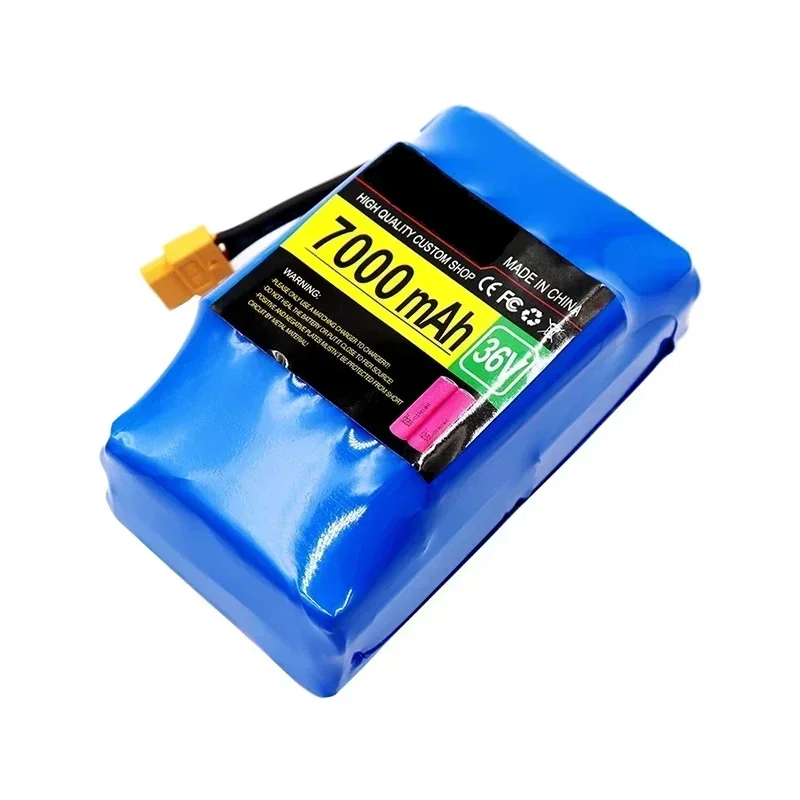 NEW 36V Upgrade Battery pack 7000mAh Rechargeable Lithium ion battery for Electric self balancing Scooter Hover Board unicycle