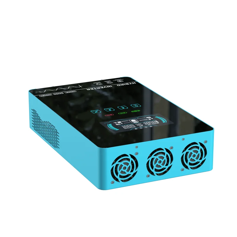 

6.25" LCD display glass panel 150A MPPT controller 4.5KW 9KVA output power solar inverter hybrid